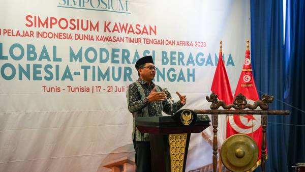 Di Simposium Kawasan Tunisia, Dubes Zuhairi Misrawi harapkan kelahiran generasi emas kedua mahasiswa Timur Tengah dan Afrika